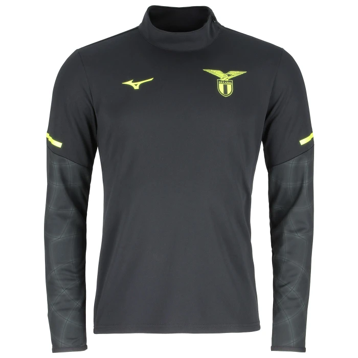 LAZIO ZIP SHOULDER TOP ALLENAMENTO NERO 2025/26