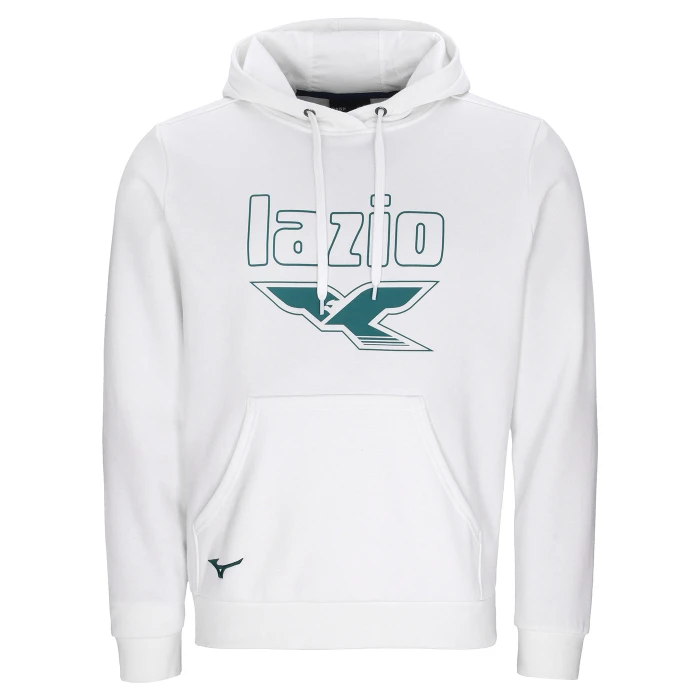 LAZIO FELPA CON CAPPUCCIO GRAPHIC BIANCA 2025/26
