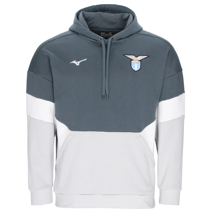 LAZIO FELPA CON CAPPUCCIO TRAVEL GRIGIA 2025/26