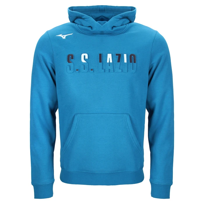 LAZIO FELPA CON CAPPUCCIO LOGO BAMBINO BLU CELESTIAL