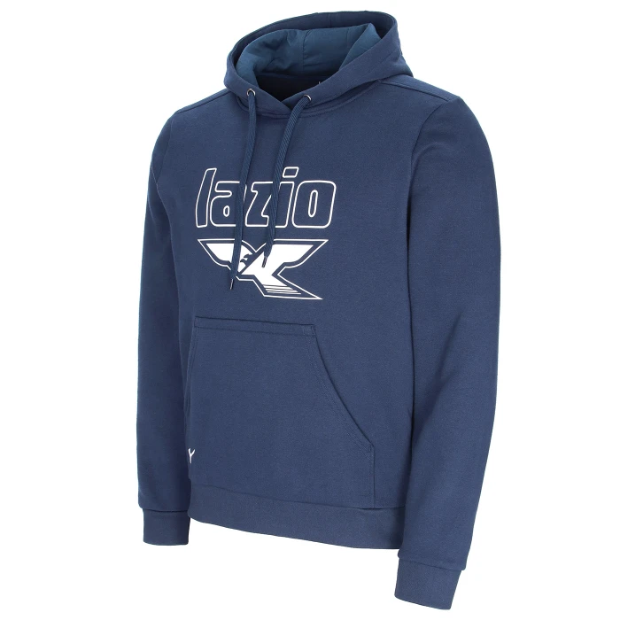LAZIO FELPA CON CAPPUCCIO GRAPHIC NAVY 2025/26