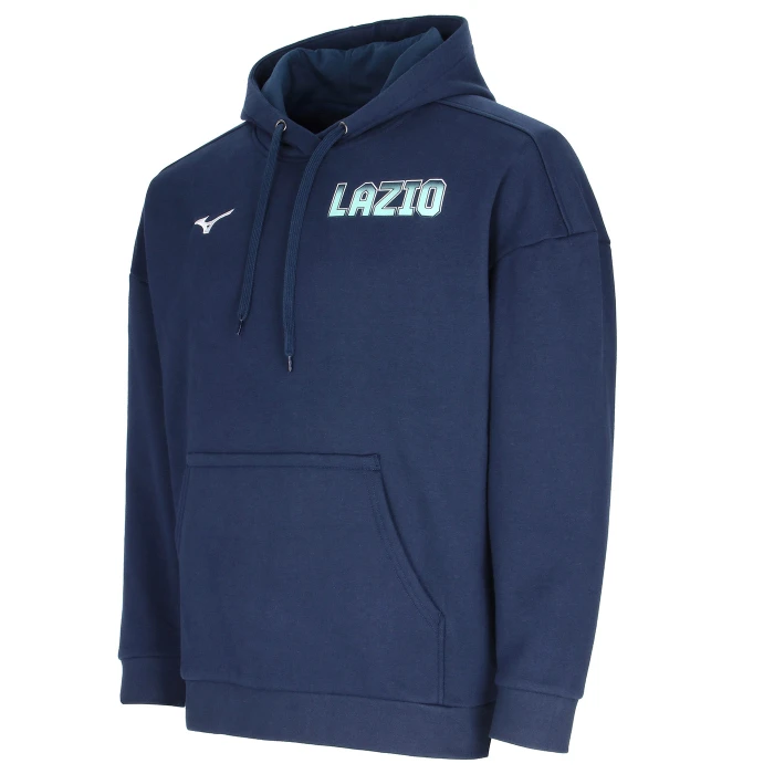 LAZIO FELPA CON CAPPUCCIO LIFESTYLE NAVY 2025/26