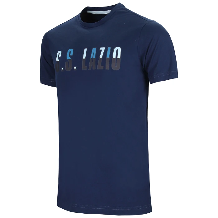 LAZIO T-SHIRT LOGO NAVY