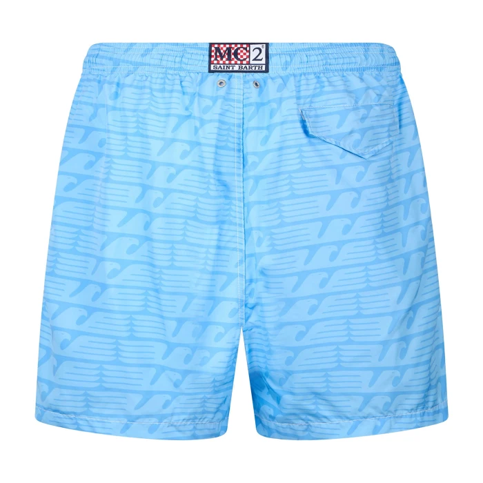 LAZIO X MC2 SAINT BARTH COSTUME PADRE IN FIGLIO BAMBINO