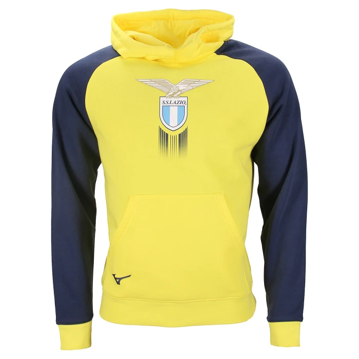 LAZIO FELPA FAN CON CAPPUCCIO BAMBINO GIALLA