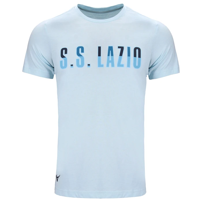 LAZIO T-SHIRT LOGO AZZURRA