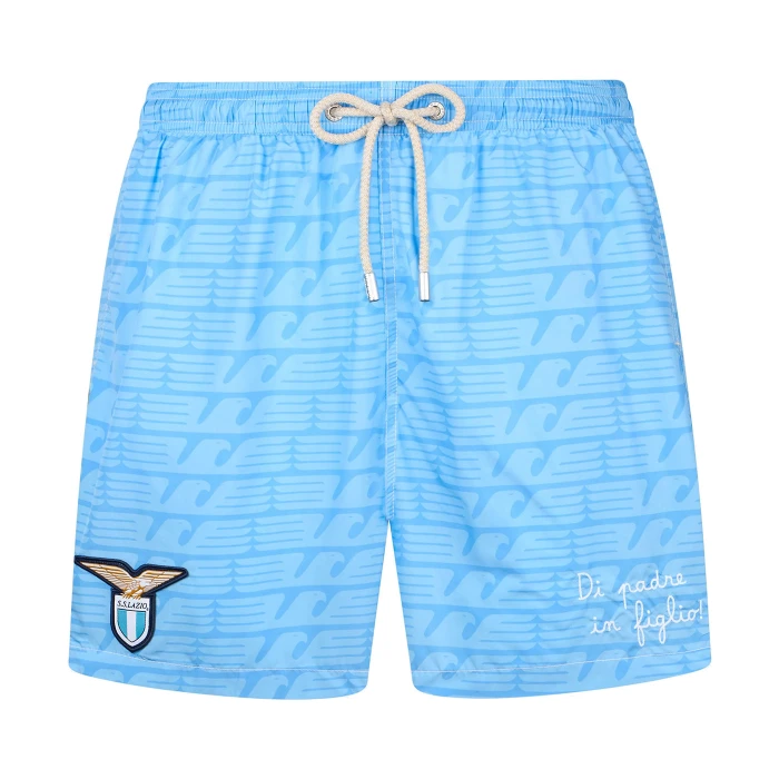 LAZIO X MC2 SAINT BARTH COSTUME PADRE IN FIGLIO BAMBINO